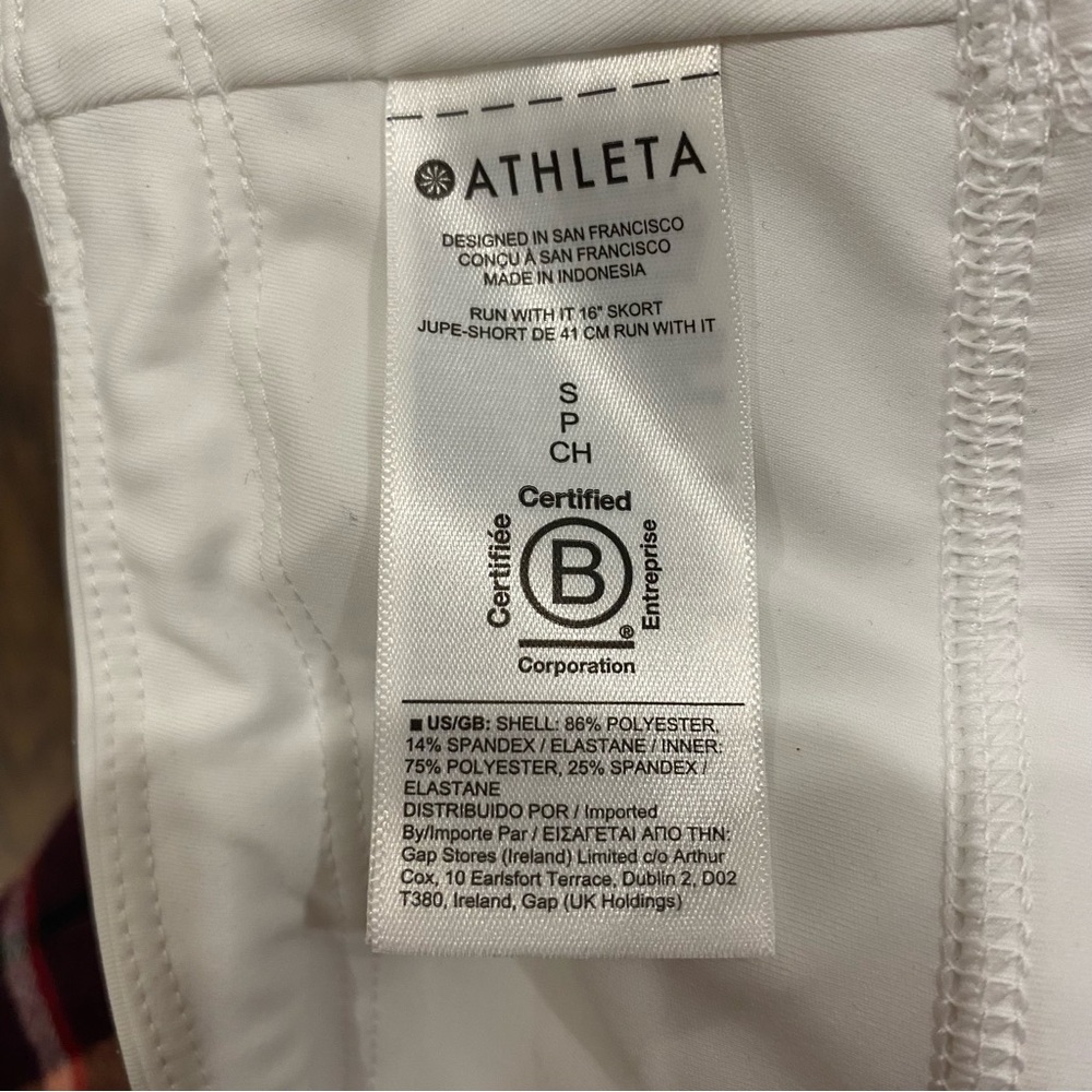 Athleta skort Run With It white - Picture 11 of 14